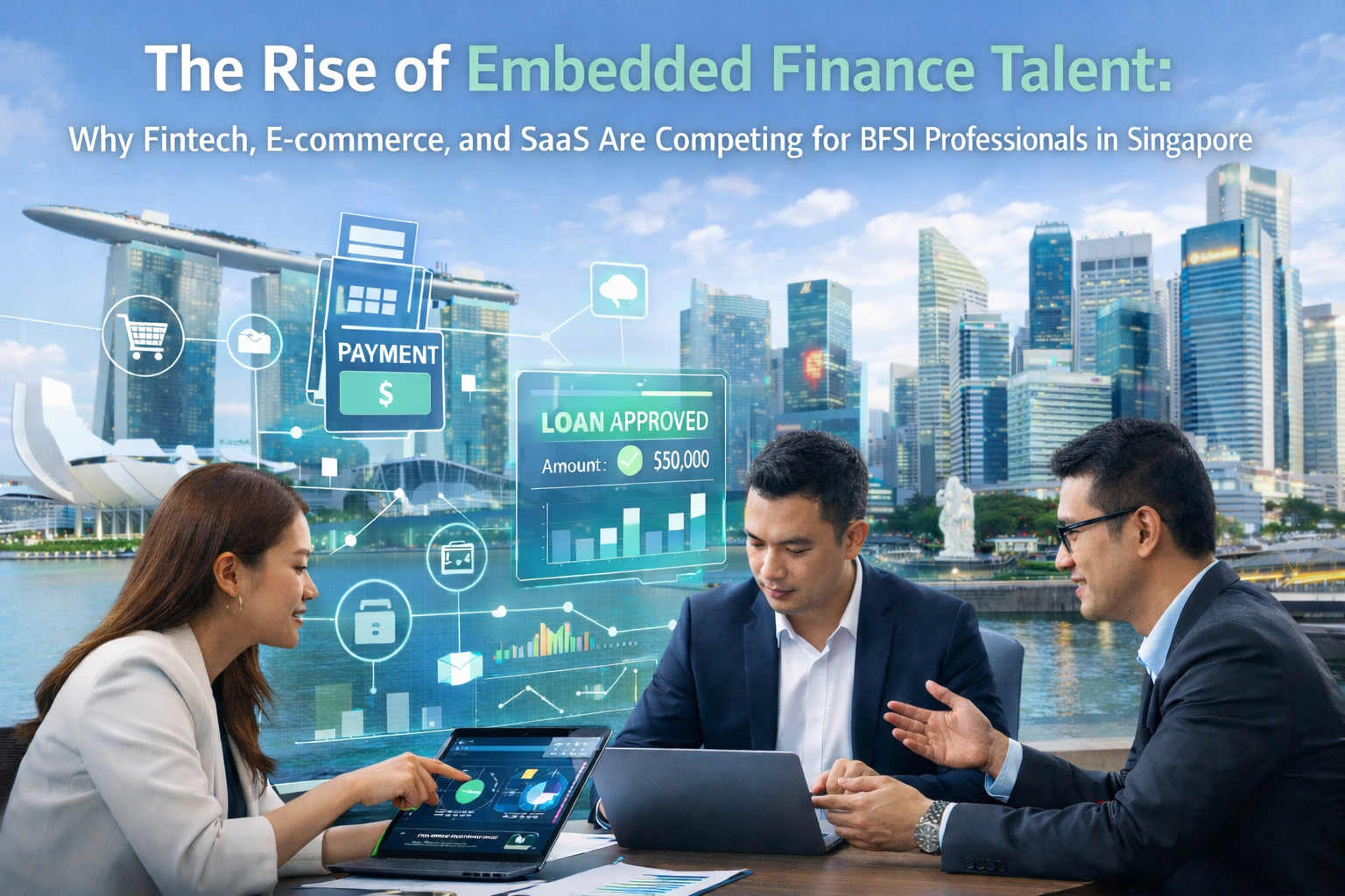 The Rise of Embedded Finance Talent: Why Fintech, E-commerce, and SaaS Are Competing for BFSI Professionals in Singapore