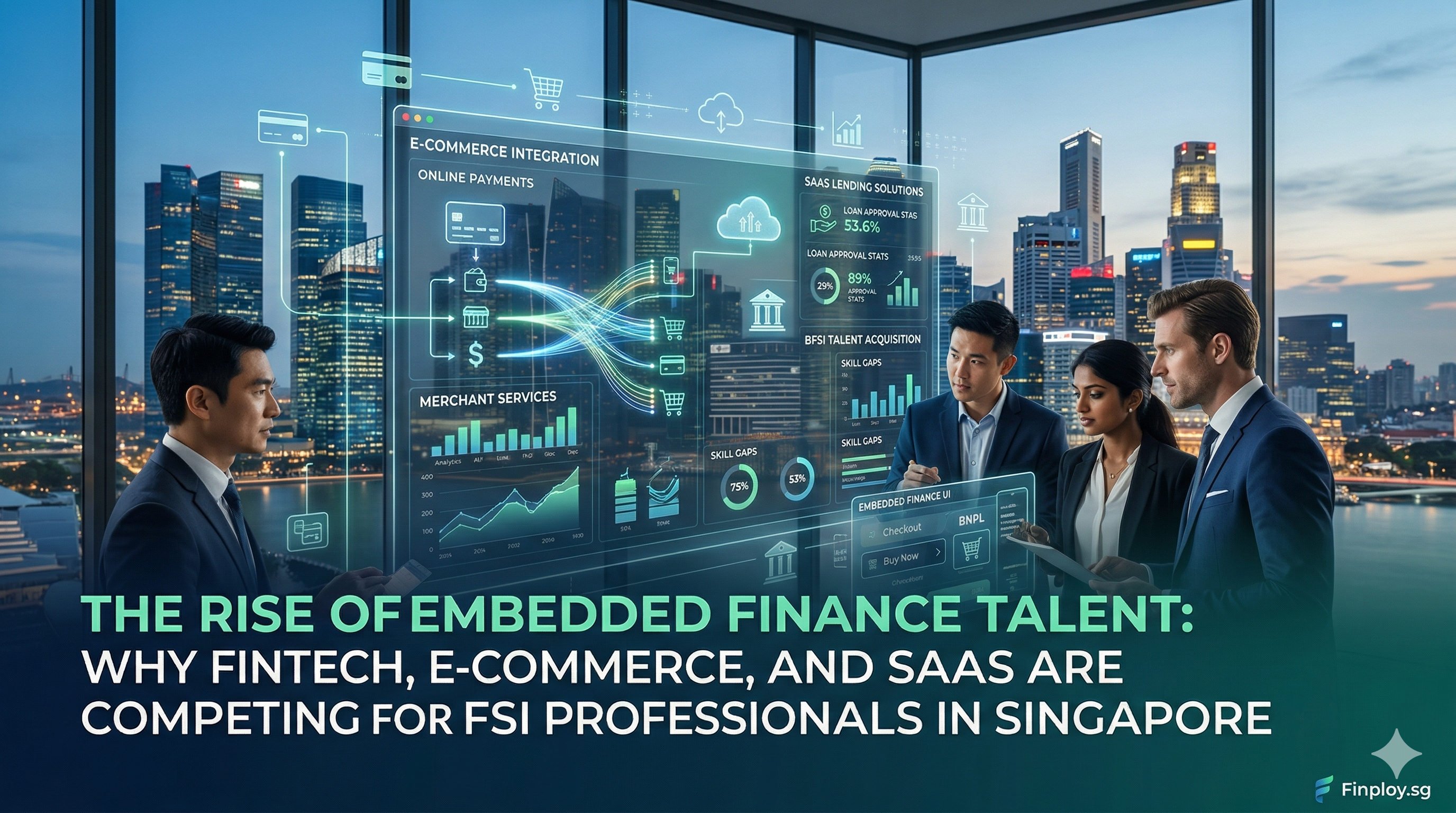 The Rise of Embedded Finance Talent: Why Fintech, E-commerce, and SaaS Are Competing for BFSI Professionals in Singapore